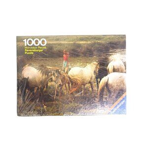 Ravensburger 1000pc Camargue Horses Puzzle NEW – 27x20" Finished Size